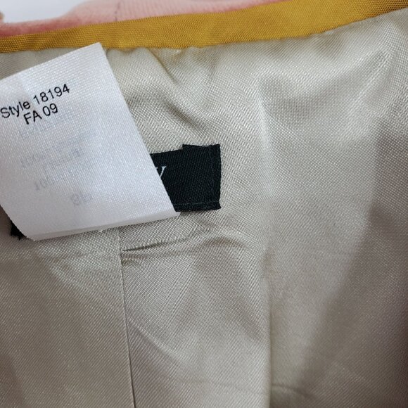 Vintage J. Crew Y2K French Girl Cozy Preppy Academia Soft Girl Cottage Blazer 8P - Picture 8 of 8